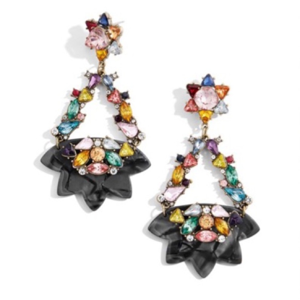 NWT Baublebar Dulcinea Drop Earrings in Black
